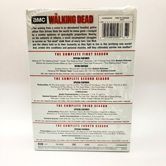THE WALKING DEAD The complete seasons 1-4 - Picture 2 of 3